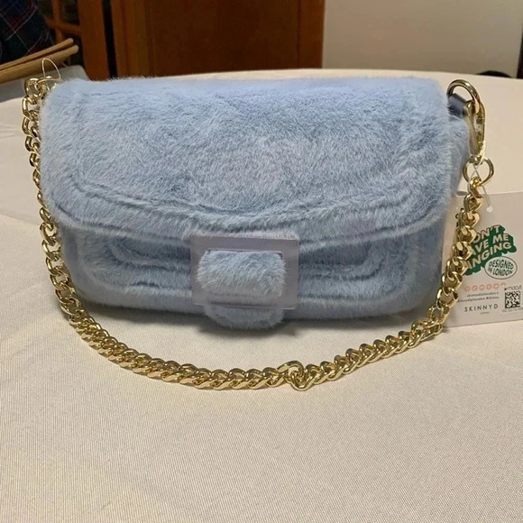 Skinny Dip London Handbags - Skinny dip London Women’s Crossbody Purse, Faux Fur.NWT